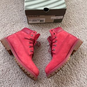 Red Timberland Boots!